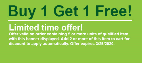 Buy 1 Get 1 Free on select item