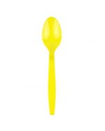 Yocup Yellow Heavyweight Plastic Spoon With Textured Handle - 1 case (1000 piece)