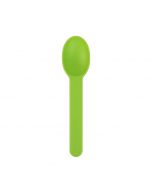 Yocup Lime Green Premium Plastic Wide Handle Spoon - 1 case (1000 piece)