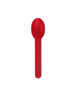 Yocup Red Premium Plastic Wide Handle Spoon - 1 case (1000 piece)