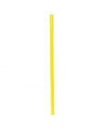 Yocup 9" Giant (8mm) Yellow Film-Wrapped Plastic Straw - 1 case (2000 piece)