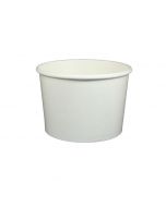 Yocup 16 oz Solid White Cold/Hot Paper Food Container - 1 case (1000 piece)