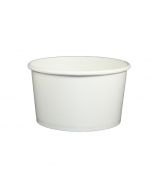 Yocup 20 oz Solid White Cold/Hot Paper Food Container - 1 case (600 piece)