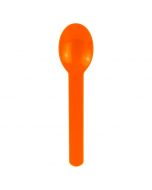 Yocup Glossy Orange Eco-Friendly WideHandle Spoon - 1 case (1000 piece)