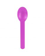 Yocup Glossy Purple Eco-Friendly WideHandle Spoon - 1 case (1000 piece)