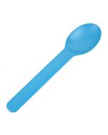 Yocup Blue Eco-Friendly WideHandle Spoon - 1 case (1000 piece)