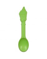 Yocup Green Eco-Friendly Swirl Spoon - 1 case (1000 piece)