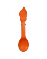 Yocup Orange Eco-Friendly Swirl Spoon - 1 case (1000 piece)