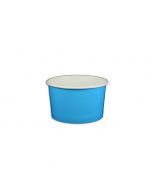 Yocup 5 oz Solid Blue Cold/Hot Paper Food Container - 1 case (1000 piece)