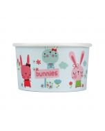 Yocup 5 oz Bunnies Cold/Hot Paper Food Container - 1 case (1000 piece)