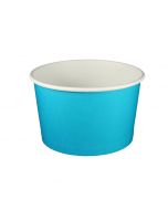 YOCUP 20 oz Solid Blue Cold/Hot Paper Food Container - 600/Case