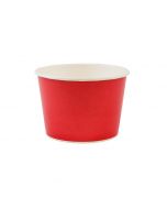 Yocup 12 oz Solid Red Cold/Hot Paper Food Container - 1 case (1000 piece)