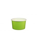 Yocup 5 oz Solid Lime Green Cold/Hot Paper Food Container - 1 case (1000 piece)