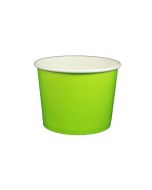 Yocup 16 oz Solid Lime Green Cold/Hot Paper Food Container - 1 case (1000 piece)