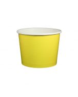 YOCUP 16 oz Solid Yellow Cold/Hot Paper Food Container - 1000/Case