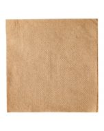 Karat 9" x 9" Kraft / Natural Brown 2-Ply Cocktail Napkin - 1 case (4000 piece)