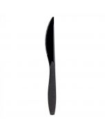 YOCUP Black Heavyweight Knife, PP, 7.3", 5.4g - 1000/case (10/100)