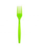 Yocup Heavyweight Plus 7" Lime Green Plastic Fork - 1 case (1000 piece)