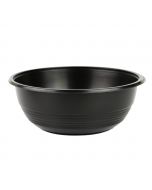 YOCUP 24 oz Black Plastic Microwavable Teriyaki Bowl - 300/Case