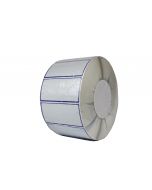 Yocup 4"X2" Blue Frame Thermal Label, 3000/Roll (v3) - 1 case (4 roll)