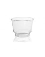 Yocup 8 oz Clear PET Plastic Sundae Cup (92mm) - 1 case (1000 piece)