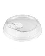 YOCUP Clear Strawless Sipper Dome Lid For 12-24 oz PET Cups - 1000/Case