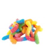 Albanese Sour Gummi Worms, Mini 2" - 4.5 lb Bag - 1 bag