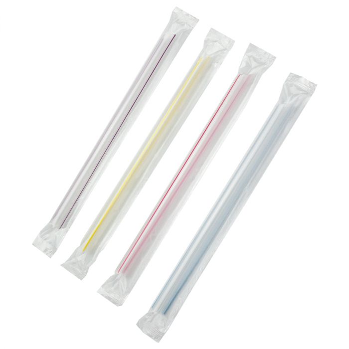 Yocup Company: YOCUP 7.75 Colossal (11mm) Assorted Clear Striped