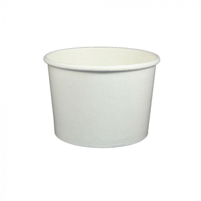 16oz Disposable White Paper Soup Containers Ice-Cream Paper Cup