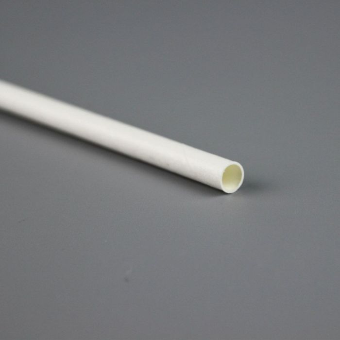 Yocup Company: Yocup 9 Colossal (11mm) White Paper-Wrapped Straw