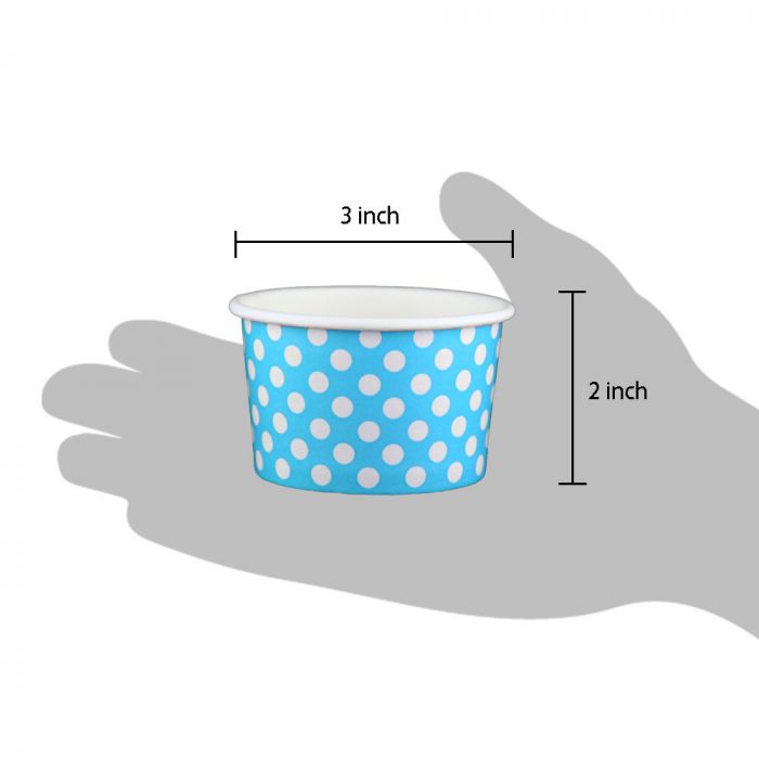 Yocup Company: Yocup 7.75'' Light Blue Jumbo (6mm) Paper-Wrapped