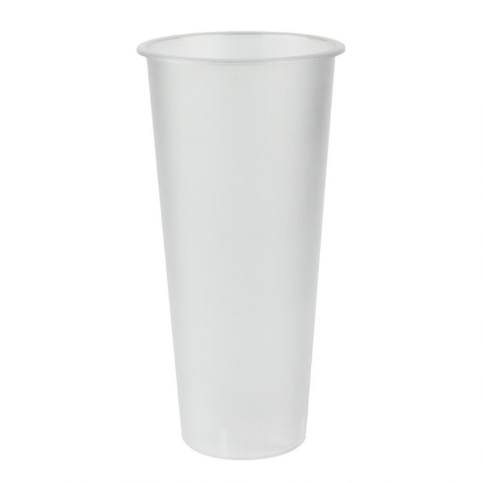 Boba Tea Cup, 24 oz, Translucent, Plastic, (500/Case), Karat C-TPP24C