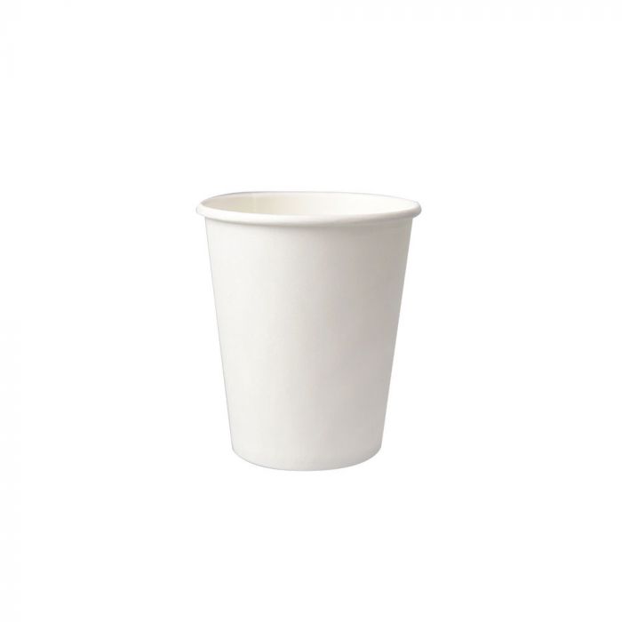 Solo White Paper 8 oz 236 ml Hot Drinks Cups with Handle and Lids 