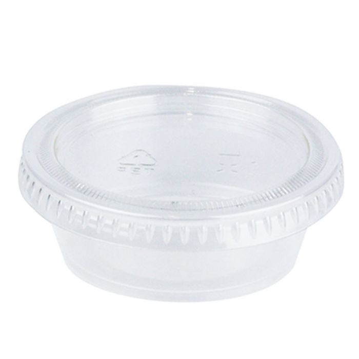 1 oz. Plastic Portion Cups (Clear) - 2500/Case