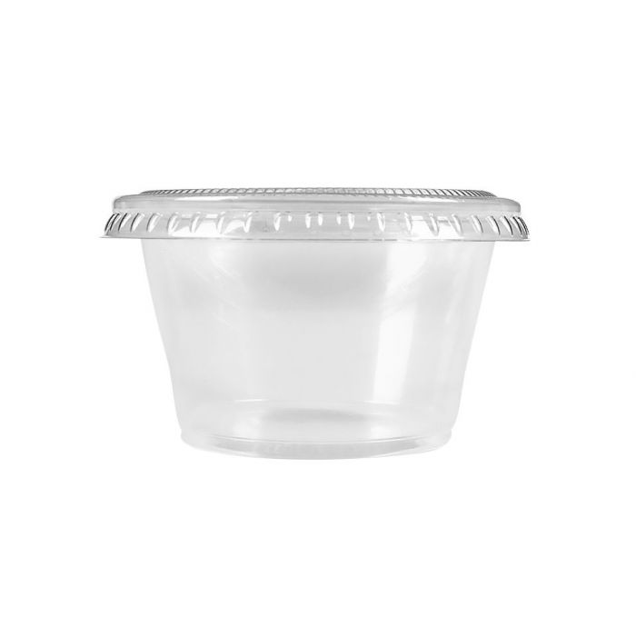 YOCUP 24 oz Clear Lightweight Round Deli Container - 500/Case