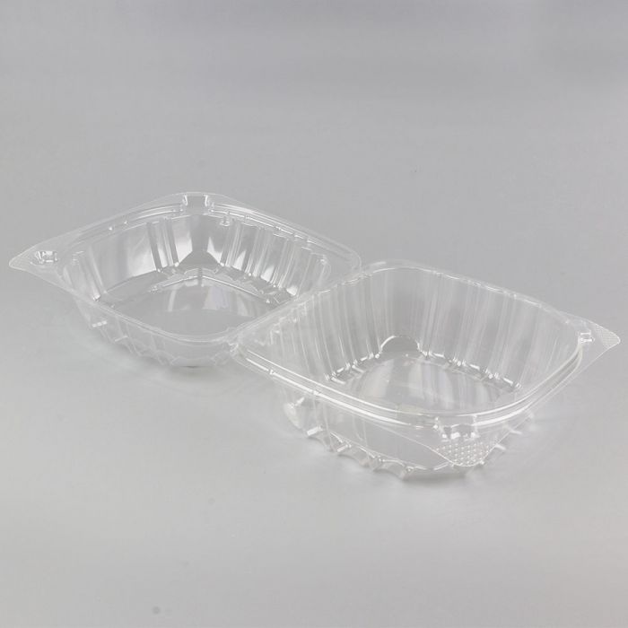 Yocup Company: Karat 24 oz Clear PET Plastic Hinged-Lid Deli