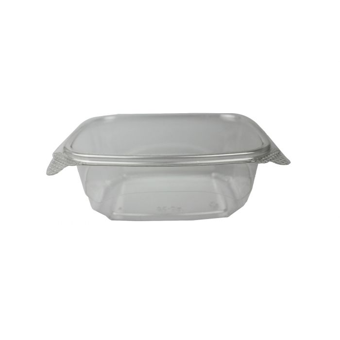 Yocup Company: KR 32 oz / 4 x 7.4 x 2.6 Clear PET Plastic Hinged-Lid  Deli Container - 1 case (200 piece)