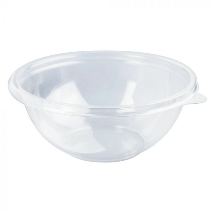 Yocup Company: Yocup 24 oz Clear Premium Plastic Salad Bowl (v2) - 1 case  (300 piece) (for lid use #54590-2 or 54590-3)