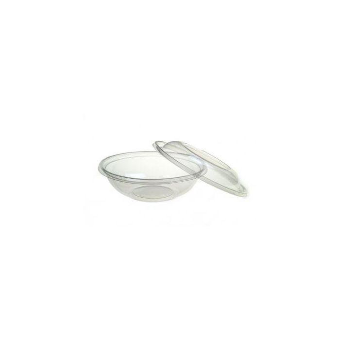 Yocup Company: Yocup 32 oz Clear 7 Premium PET Plastic Salad Bowl