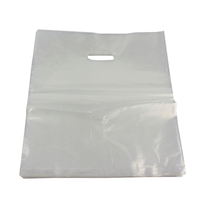 Basic Nature Clear Plastic Drink Carrier Bag - Fits 1 Cup