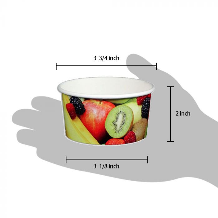Frozen Yogurt/Soup Cup 16 oz- Red (1000/case)