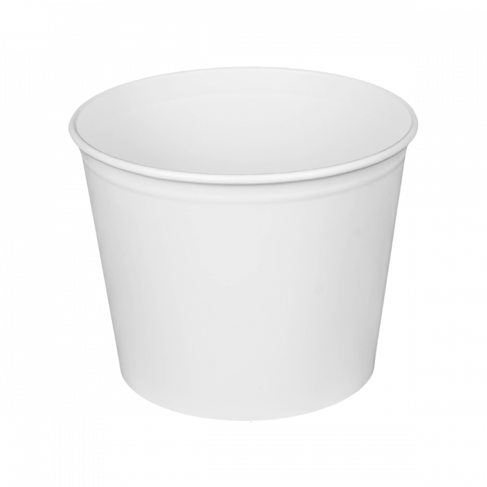 KR 85 oz. Paper Food Bucket w/paper lid (7.4