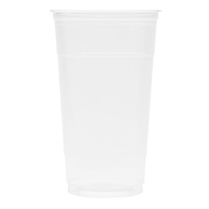 32oz Crystal Clear Pet Plastic Cups, Disposable Cold Cups (Case of 500)
