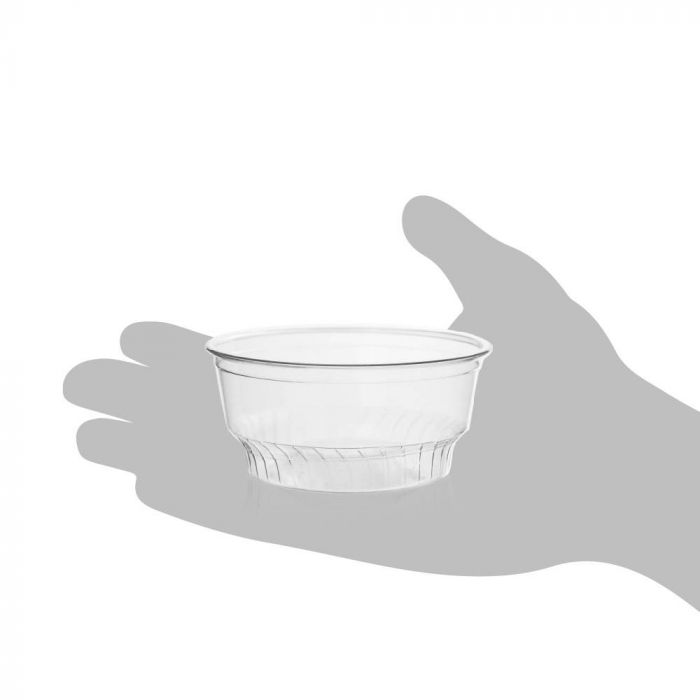 PAMI 5oz Clear Plastic Cups [Pack of 100] - Disposable Drinking