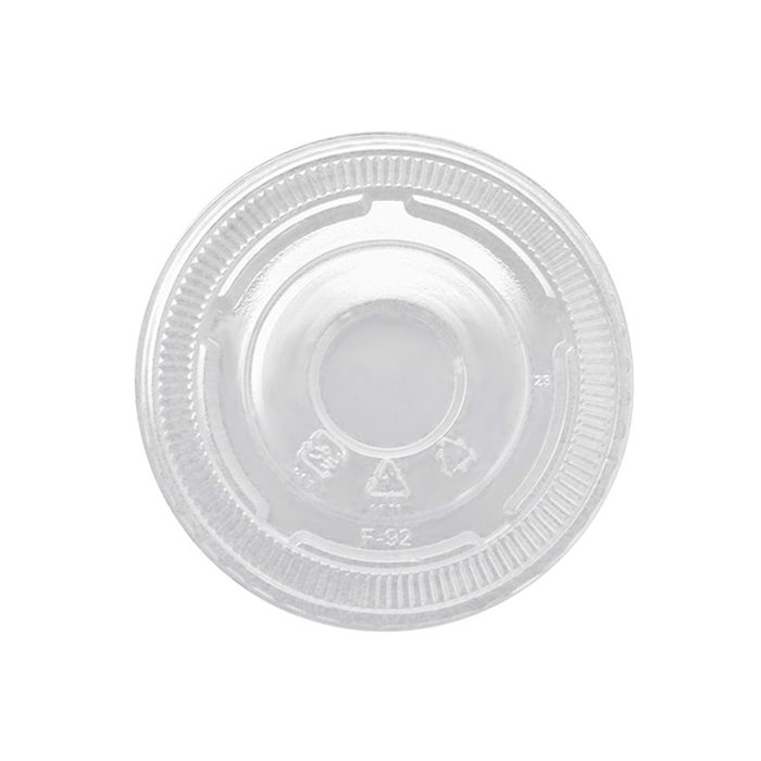 Doe mee smeren Dank u voor uw hulp Yocup Company: Karat 92mm Clear Plastic Flat Lid With No Hole For PET Cups  (92mm) - 1 case (1000 piece)