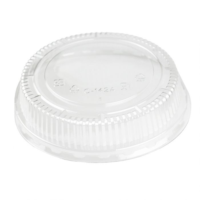 CCF 16OZ(D112MM) PP Plastic Flat Lid With No Hole For Paper Yogurt/Sou –  Custom Cup Factory