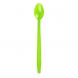 Yocup Lime Green Plastic Long Handle Soda Spoon - 1 case (1000 piece)