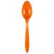 Yocup Orange Medium Weight Plastic Spoon - 1 case (1000 piece)
