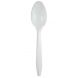 Yocup White Medium Weight Plastic Spoon  - 1 case (1000 piece)