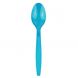 Yocup Blue Heavyweight Plastic Spoon With Textured Handle - 1 case (1000 piece)